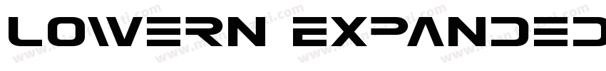 Lowern Expanded字体转换